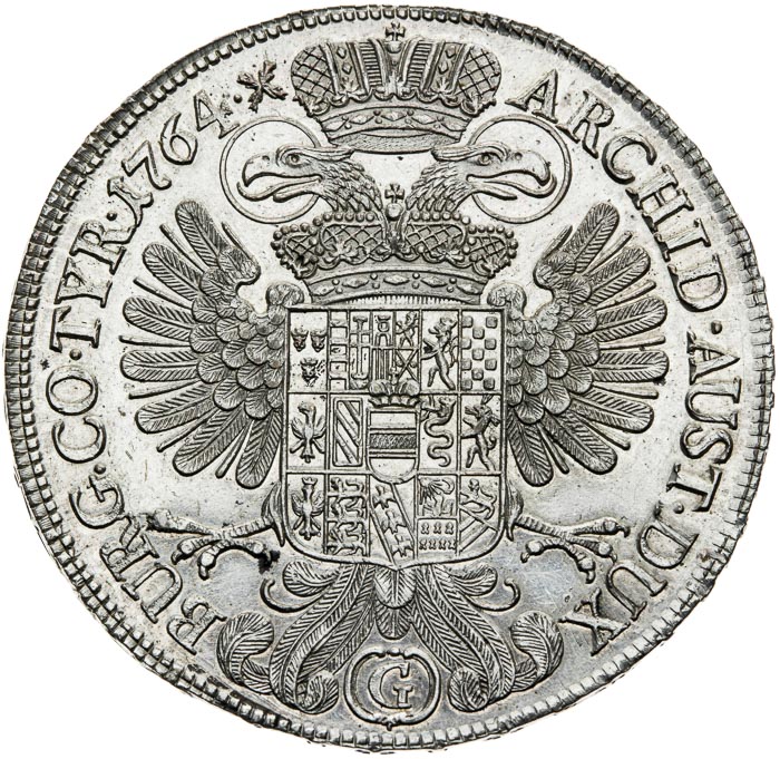Thaler 1764 - back