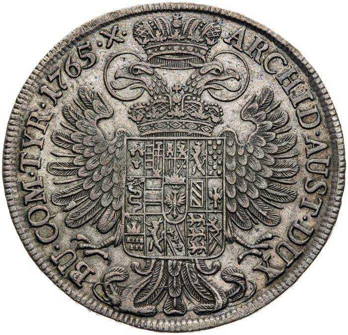Thaler 1765 - back