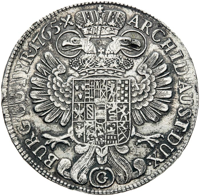 Thaler 1765 - back