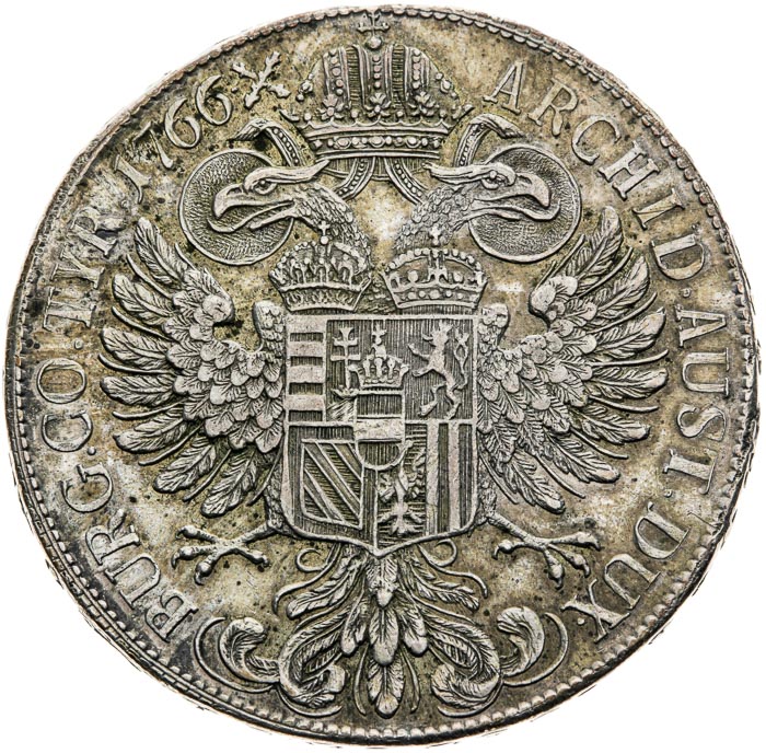 Thaler 1766 - back