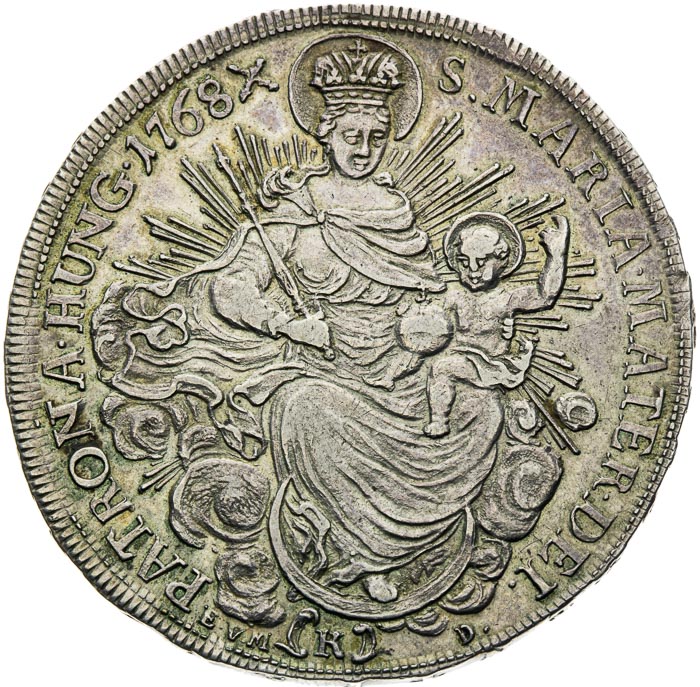 Thaler 1768 - back