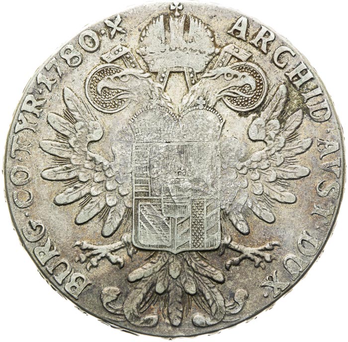 Thaler 1780 - back