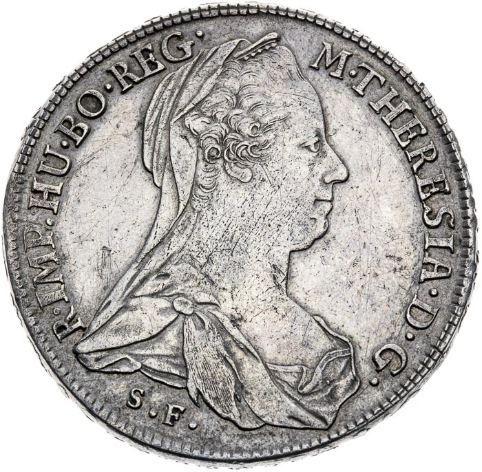 Tolar 1780 - avers