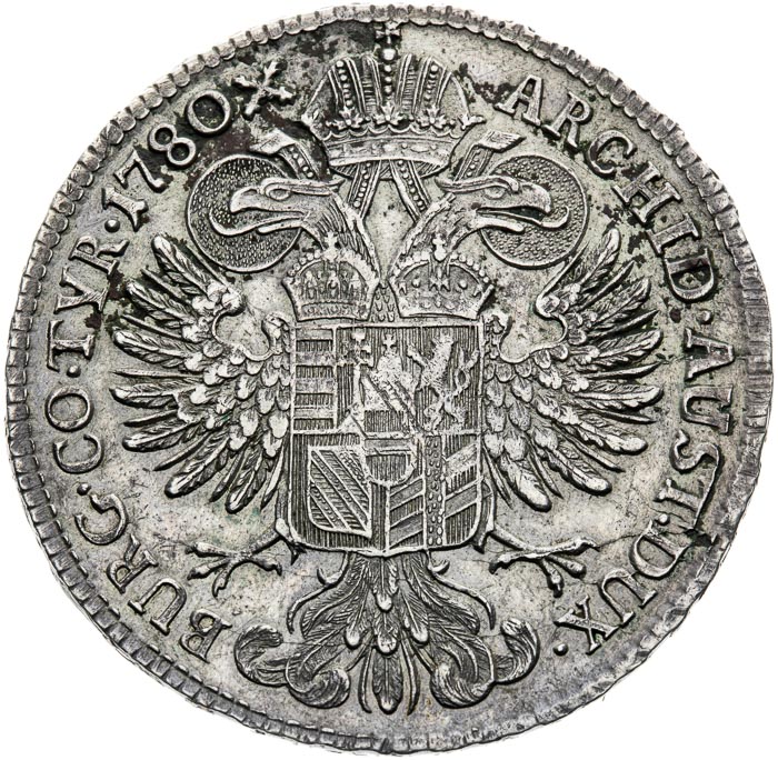 Tolar 1780 - revers