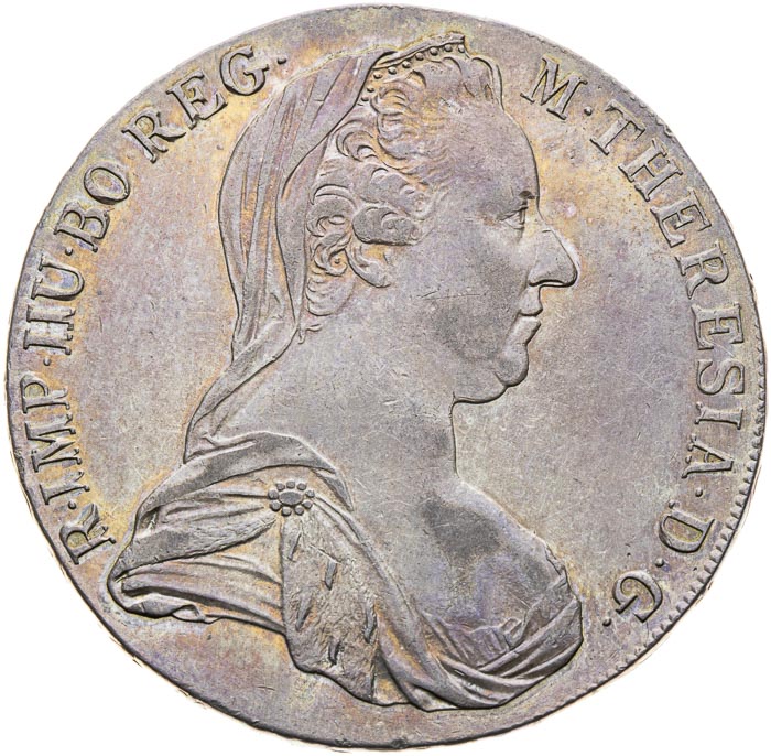 Tolar 1780 - avers