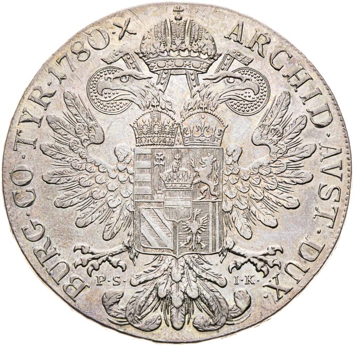 Tolar 1780 - revers