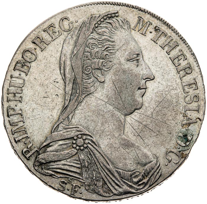 Tolar 1780 - avers