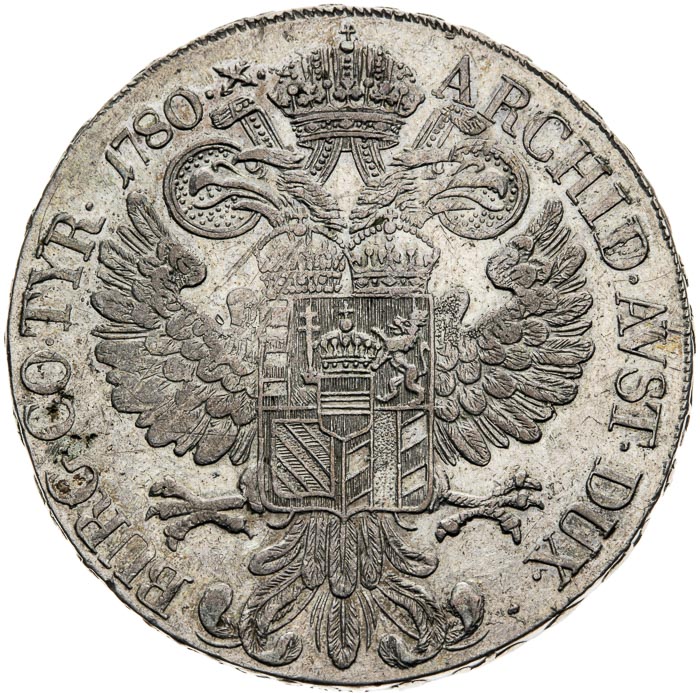 Tolar 1780 - revers