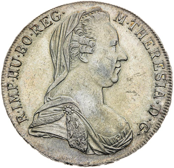 Tolar 1780 - avers