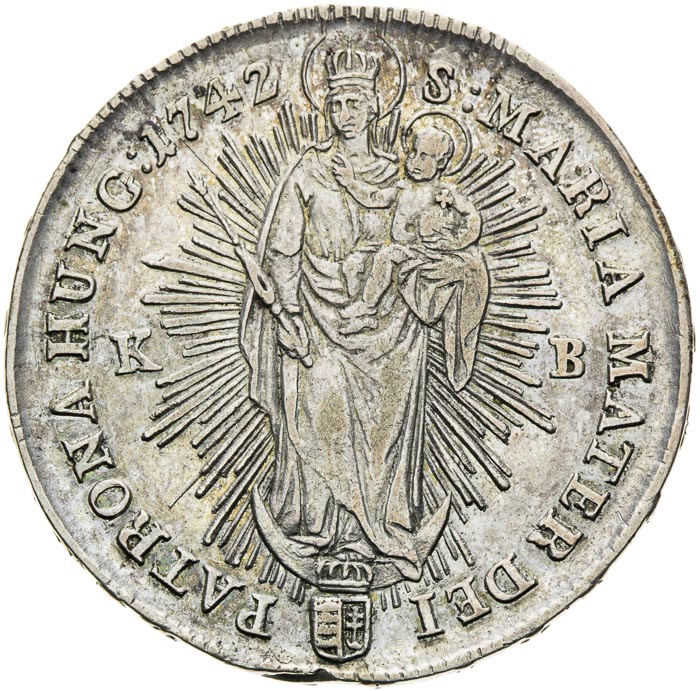 1/2 Tolar 1742 - revers