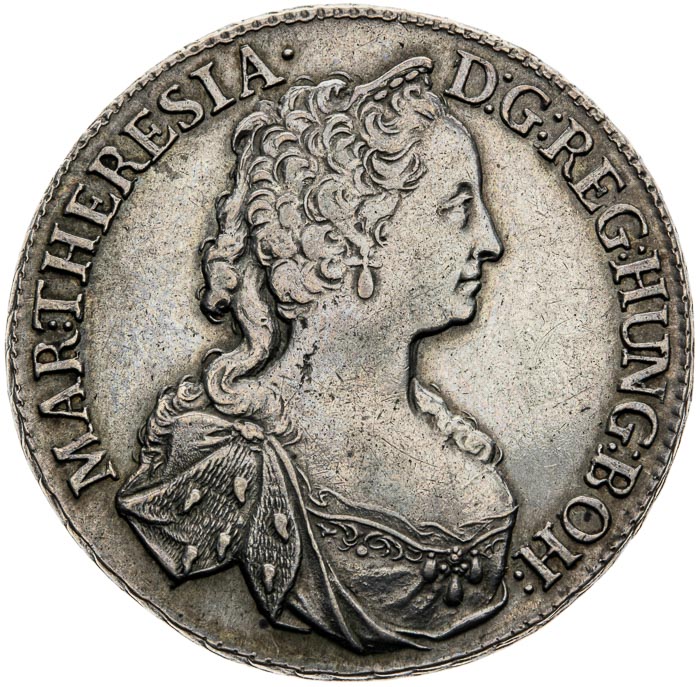 1/2 Tolar 1745 - avers