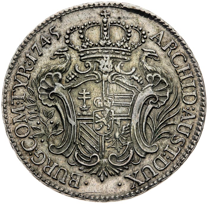 1/2 Tolar 1745 - revers