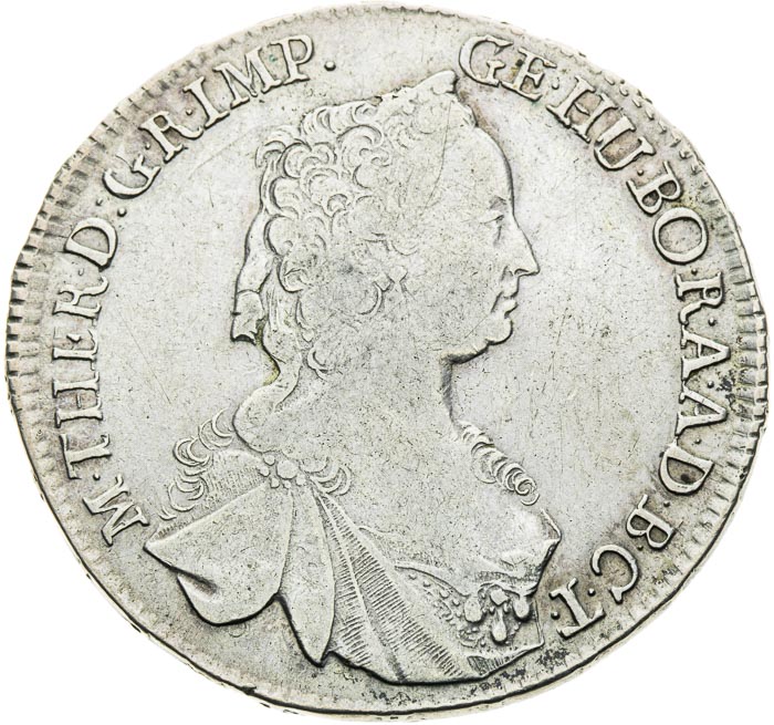 1/2 Tolar 1756 - avers