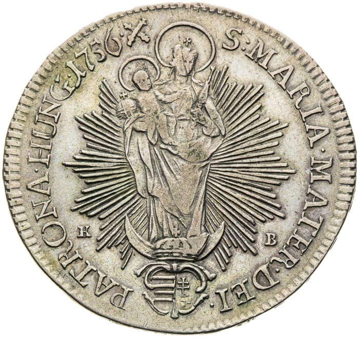 1/2 Tolar 1756 - revers