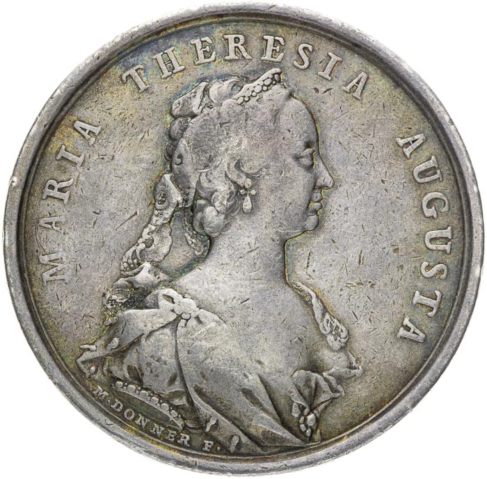 Silver Medal 1741 - front