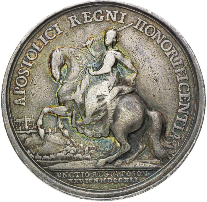 Silver Medal 1741 - back
