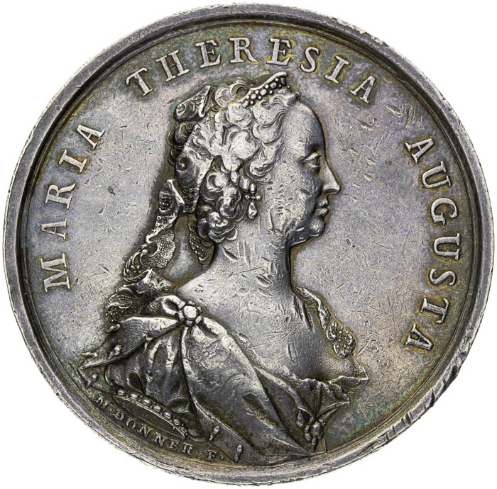 Silver Medal 1741 - front