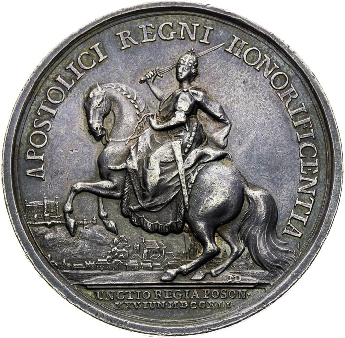 Silver Medal 1741 - back