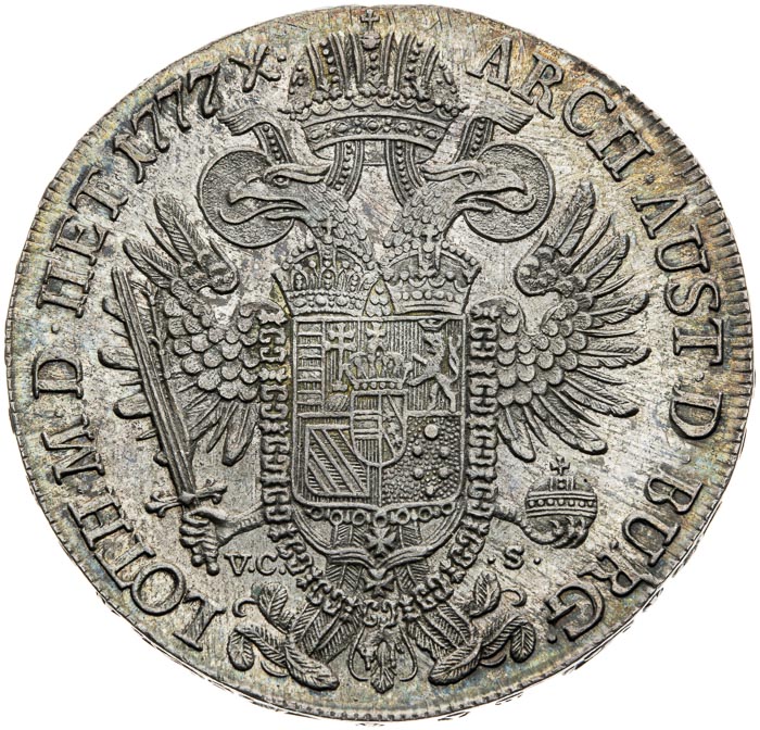 Tolar 1777 - revers