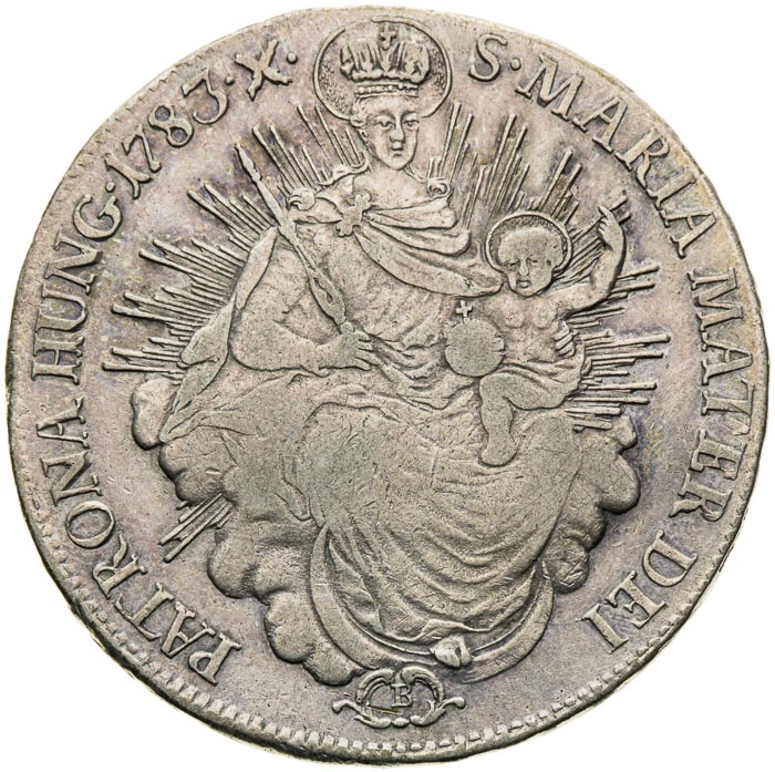 1/2 Tolar 1783 - revers