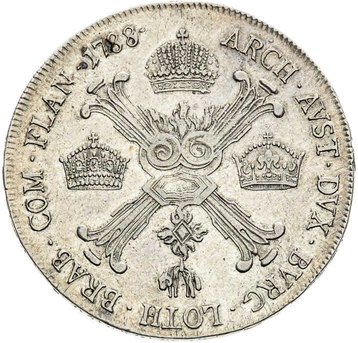 1/2 Tolar 1788 - revers