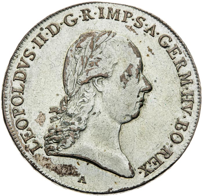 1/2 Thaler 1792 - front
