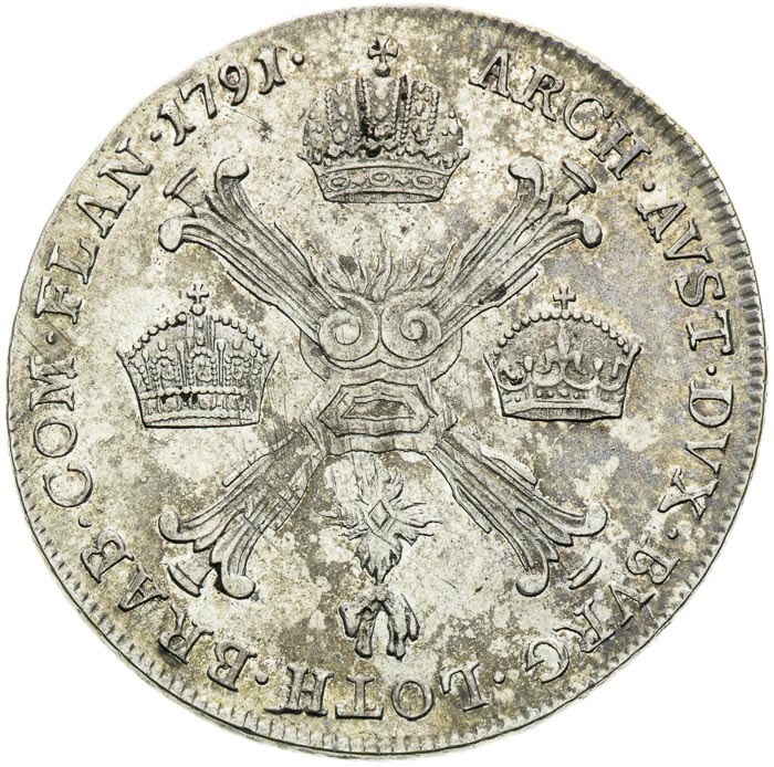 1/4 Thaler 1791 - back
