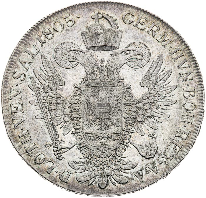Tolar 1805 - revers