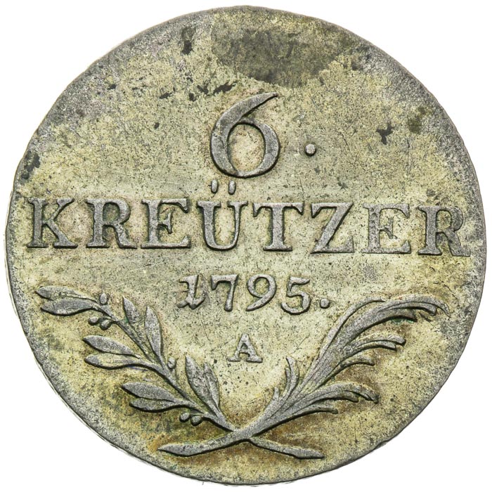 6 Krejcar 1795 - revers