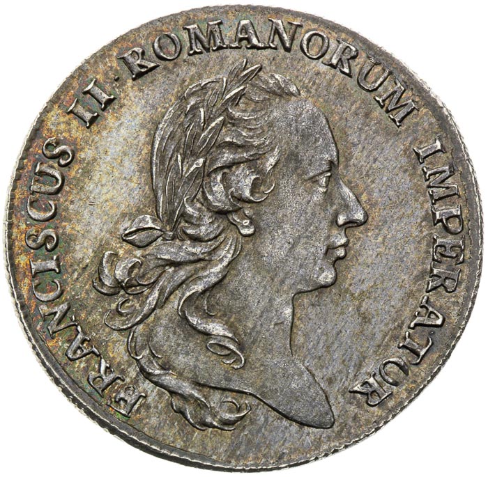 Stříbrný žeton 1792 - avers