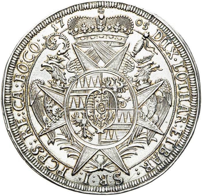 Thaler 1705 - back