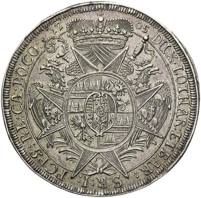 Thaler 1705 - back