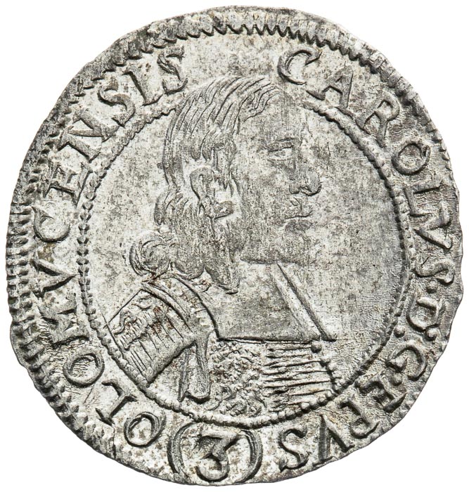 3 Kreutzer 1666 - front