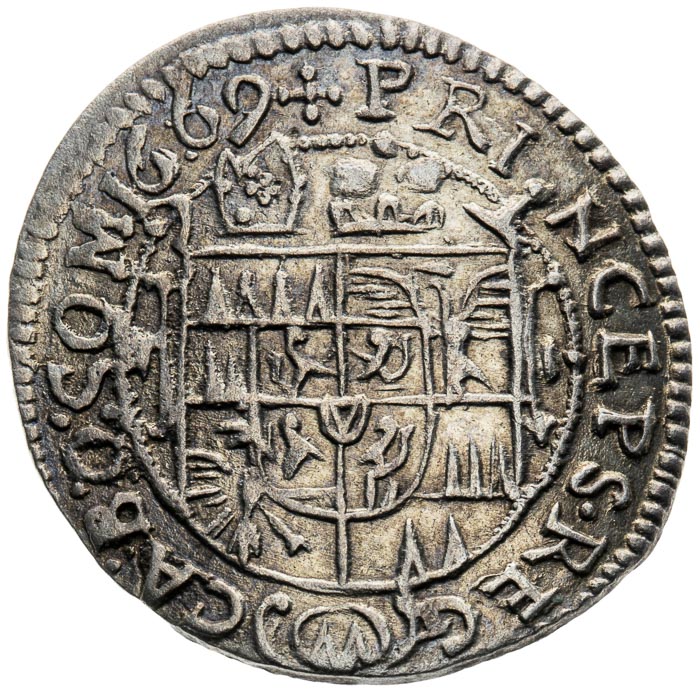 3 Kreutzer 1669 - back