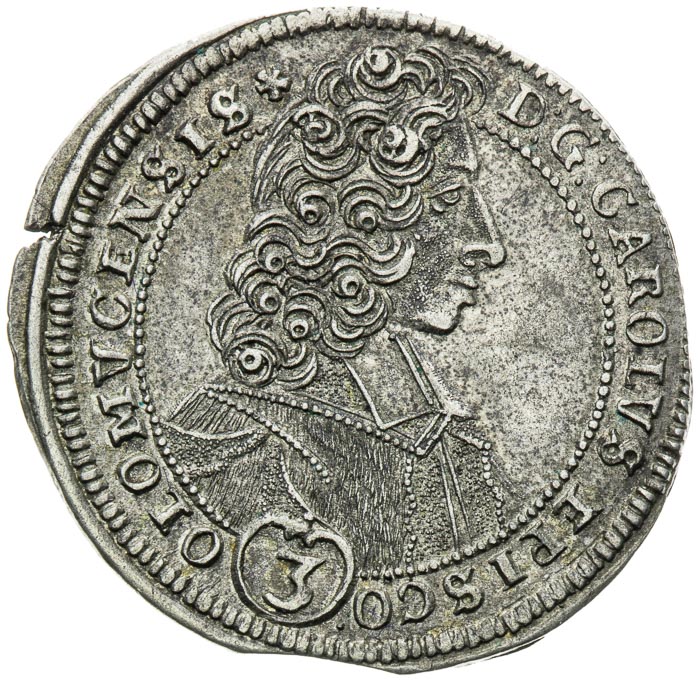 3 Kreutzer 1706 - front