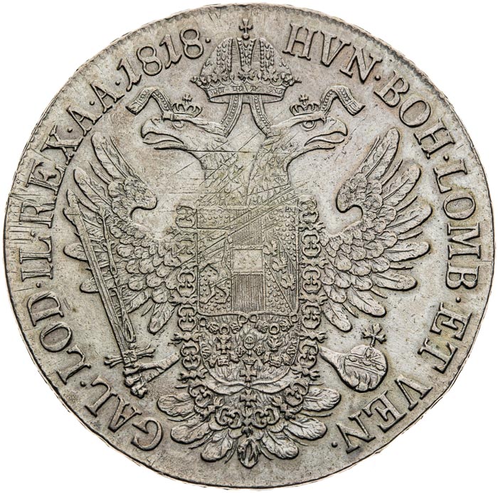 Tolar 1818 - revers