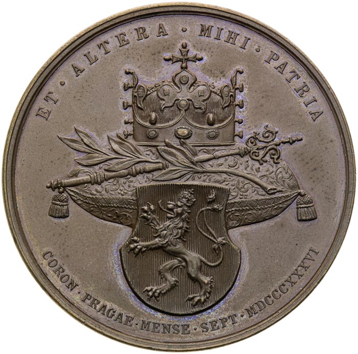 Medaile 1836 - revers