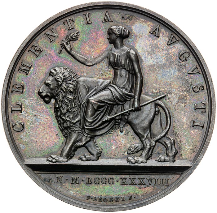 Medaile 1838 - revers