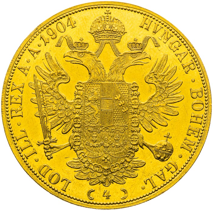 4 Ducats 1904 - back