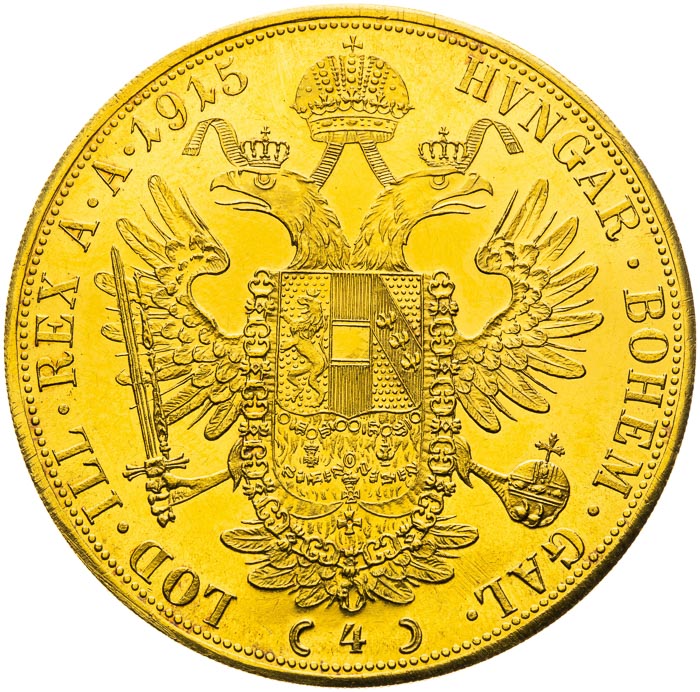 4 Ducats 1915 (Restrike) - back