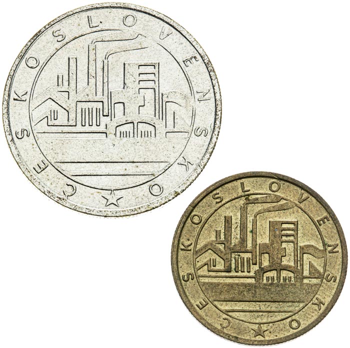 Medal 1968 (2 pcs) - back