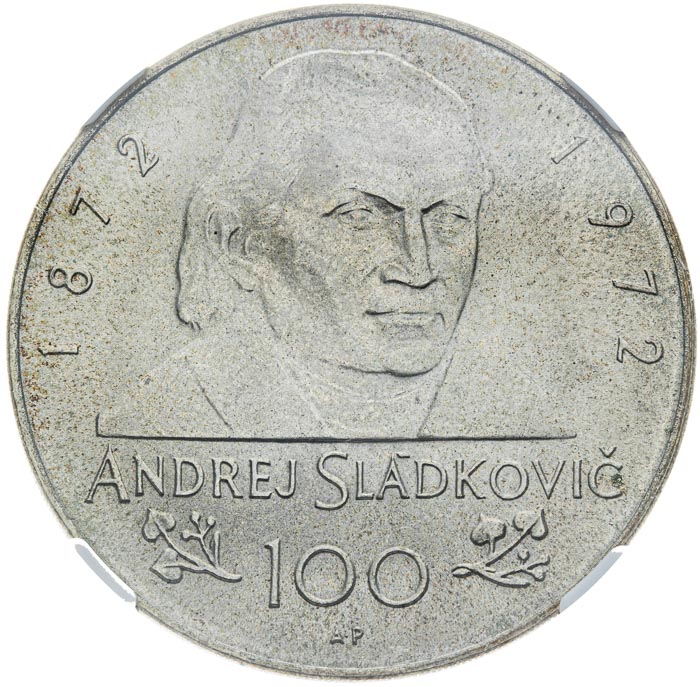 Silver medal 1972 - front