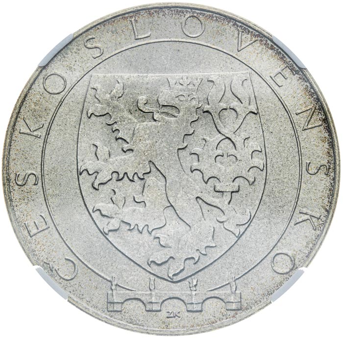 Silver medal 1972 - back