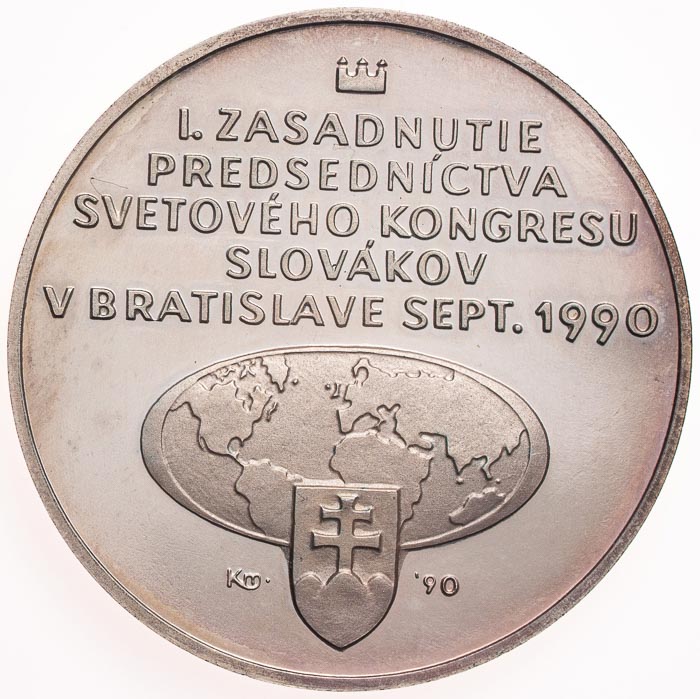 Medal 1990 - back