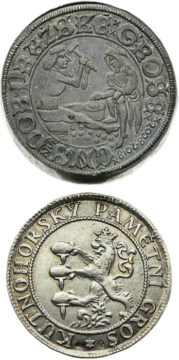Prague Groschen (2 pcs) - back