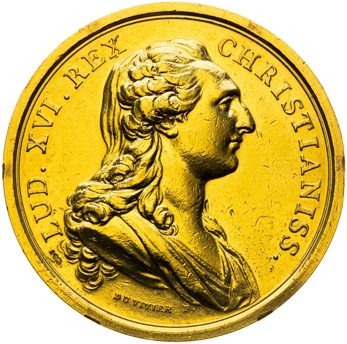 Zlatá medaile (1781) - avers