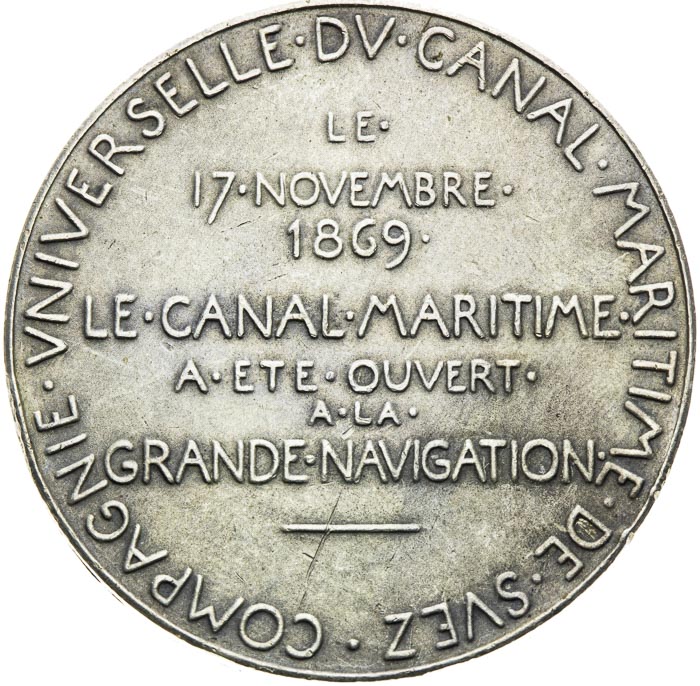 Stříbrná medaile 1869 - avers
