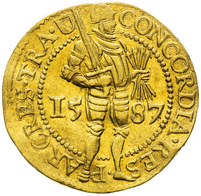 Ducat 1587 - back