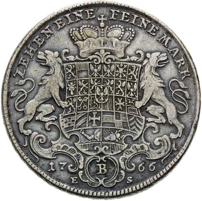 Tolar 1766 - revers