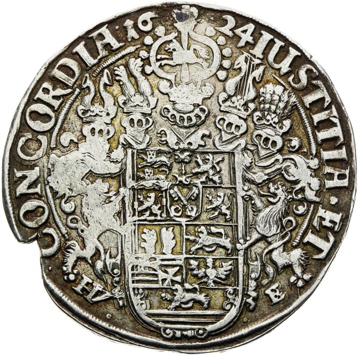 Thaler 1624 - back